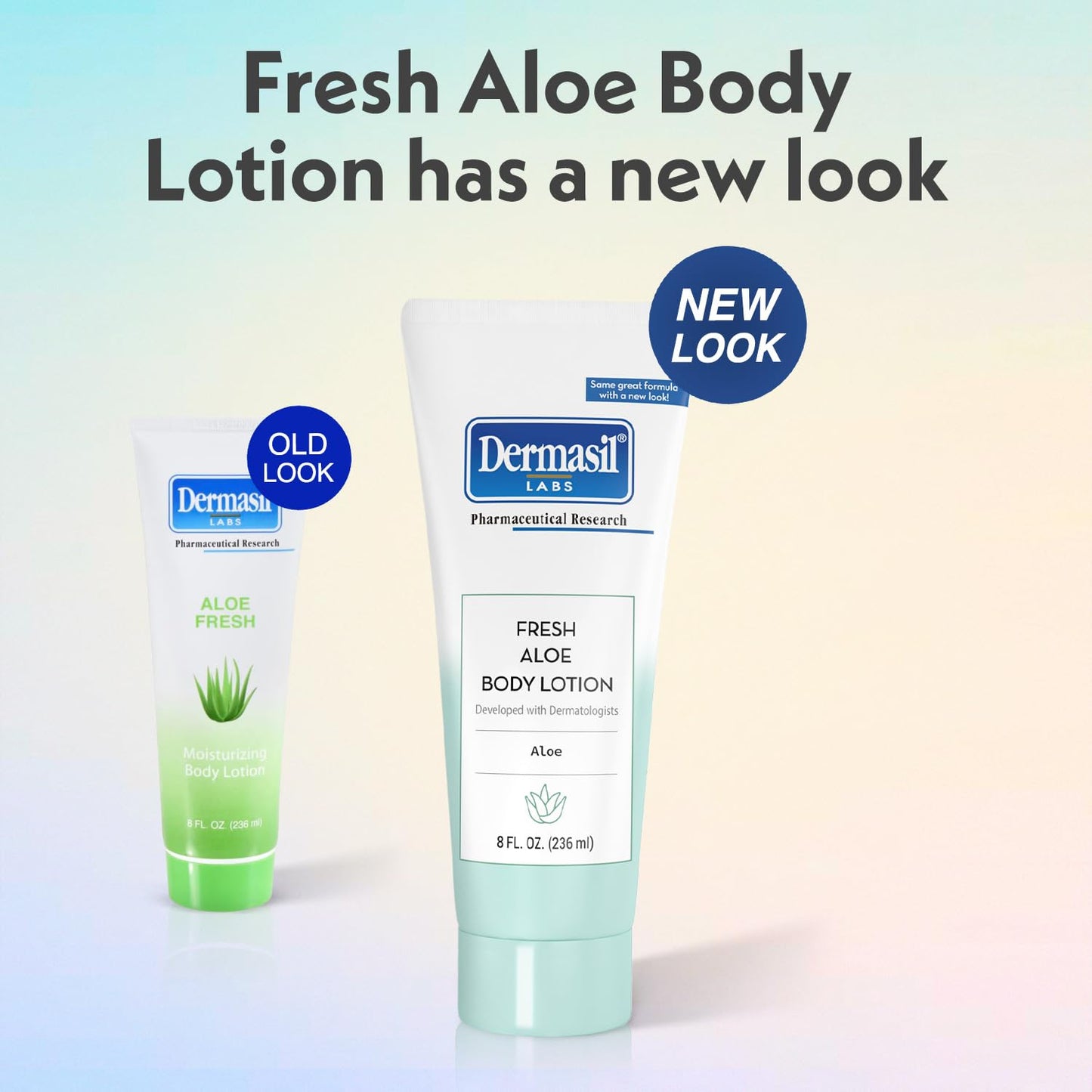 Dermasil Body Lotion, Fresh Aloe, 2-Pack - Non-Greasy, Fast-Absorbing, Fresh Scent, 8 Oz Ea Beauty & Personal Care Dermasil