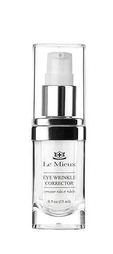 Le Mieux Eye Wrinkle Corrector Cream - Hyaluronic Acid Moisturizer for Eyes with 7 Potent Peptides & Amino Acids, Under Eye Corrector Cream (0.5 oz Beauty & Personal Care Le Mieux