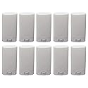 10 Pack 15ml Empty Plastic Tubes Oval Twist-Up Deodorant & Lip Balm ContainersWhite DIY Tubes for Homemade, Crayon Holder (0.5 Oz) Beauty & Personal Care UPSTORE