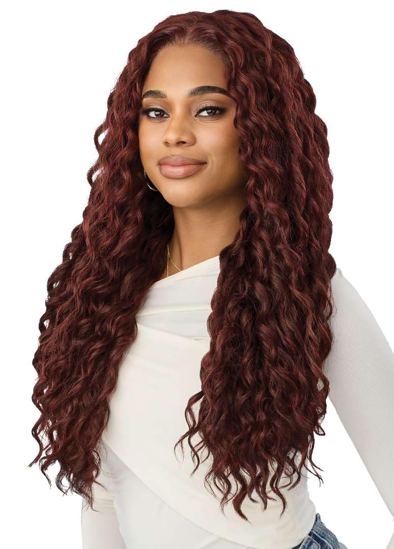 Outre Lace Front Wig - Perfect Hair Line 13X6 Frontal - PH 25 (JET BLACK 1)