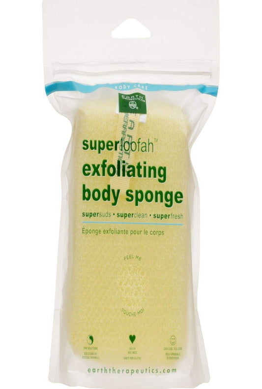 Earth Therapeutics Loofah, Super, Exfoliating, Body Sponge Beauty and Personal Care Earth Therapeutics