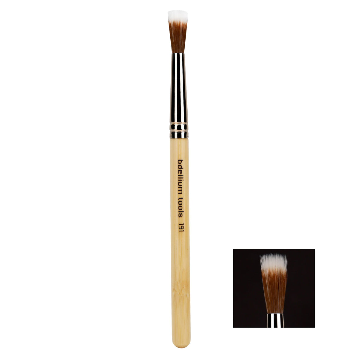 Bdellium Tools Professional Makeup Brush - Special FX Series 191 Precision Stippling - With Soft Synthetic Fibers, For Stippling in very Small Areas