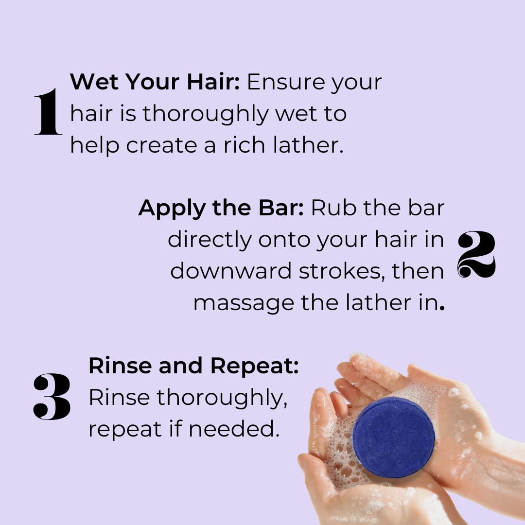 All Natural Shampoo and Conditioner Set for Silver, Grey & Blonde Hair, Bar Shampoo and Conditioner Set for Toning, Strengthening, and Moisturizing, 3 Beauty & Personal Care Jack59