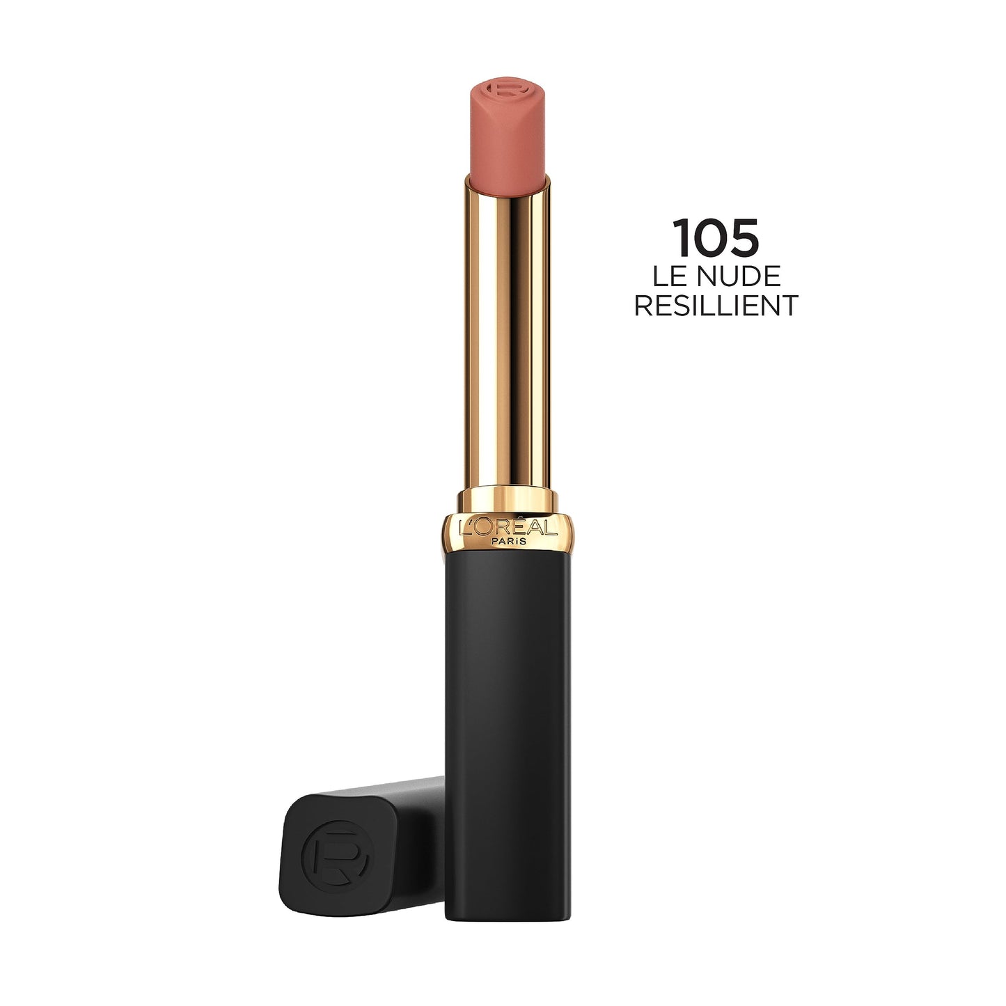 L'Oreal Paris Colour Riche Intense Volume Matte Lipstick, Lip Makeup Infused with Hyaluronic Acid for up to 16HR Wear, Le Nude Resilient, 0.06 Oz Beauty & Personal Care L'Oreal Paris