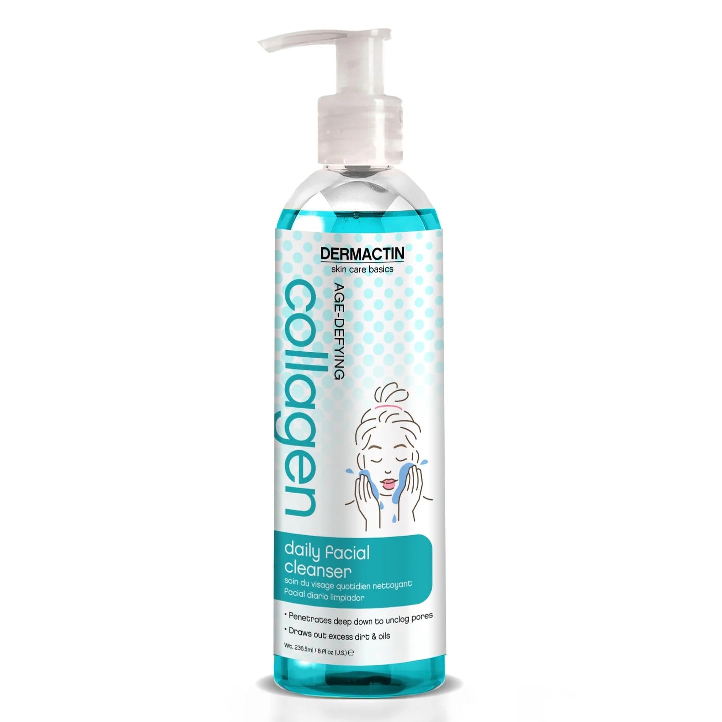 Dermactin-TS Daily Facial Cleanser with Collagen 8fl oz Beauty & Personal Care Dermactin