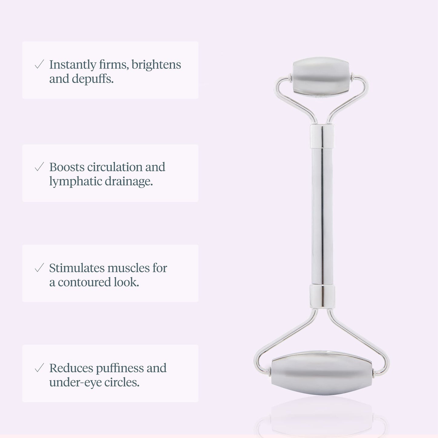 Wonderskin Liquid Gym Facial Roller, Stainless Steel Face Roller Massager for Puffy Eyes and Dark Circles, Face Sculpting Tool Beauty & Personal Care Wonderskin