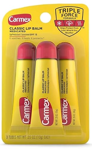 Carmex Classic Lip Balm, 0.35 Ounce (Pack of 3) Beauty & Personal Care Carmex
