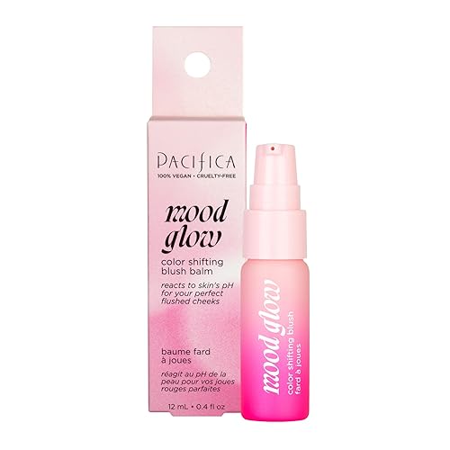 Pacifica Liquid Spray Blush Mood Glow PH Color Shifting Blush Balm Face Makeup, Color Shifting, Reacts to Skin pH, Hydrating Cheek Tint, Vegan, 0.4 fl Beauty & Personal Care Pacifica
