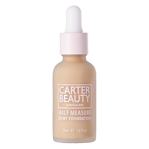 Carter Beauty By Marissa Carter Half Measure Dewy Foundation - Water-Based, Light-To-Medium Sheer Finish - Vegan And Cruelty Free, Paraben And Sulfate Beauty & Personal Care Carter Beauty