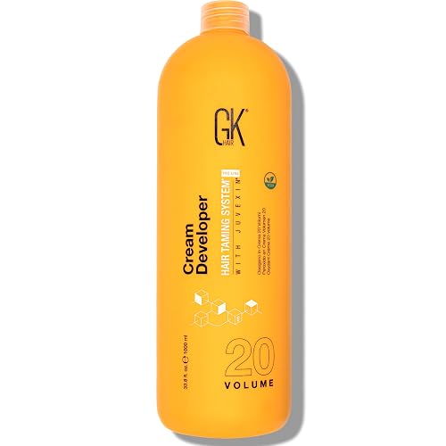 GK HAIR Vegan Professional Hair Creme 20 Volume Developer 33.8 Fl Oz for Hair Coloring Bleach - High-Performance Long Lasting Semi-Permanent Hair Beauty & Personal Care GK HAIR