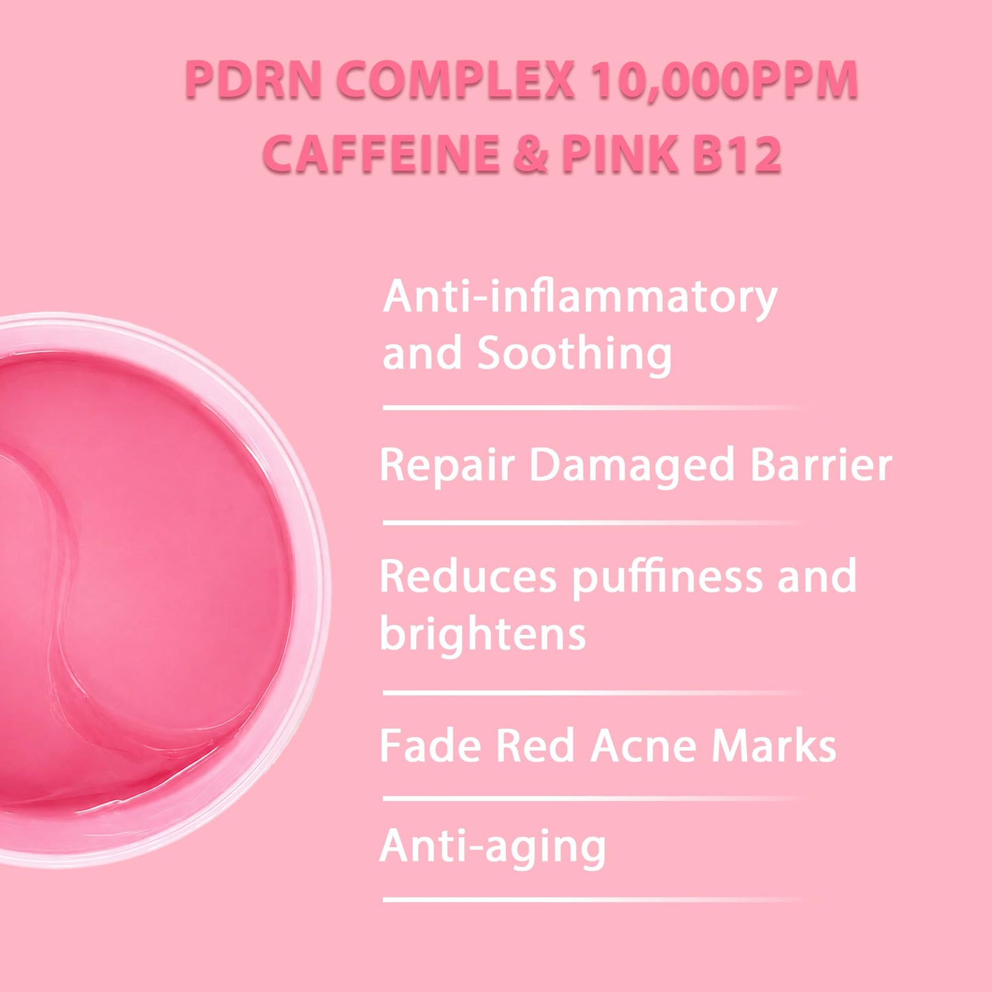 Euralissea PDRN Collagen Multi Balm Stick & Eye Patches Set, Pink B12 & Caffeine Under Eye Care, 0.32 Oz Balm + 60 Patches Beauty and Personal Care Euralissea