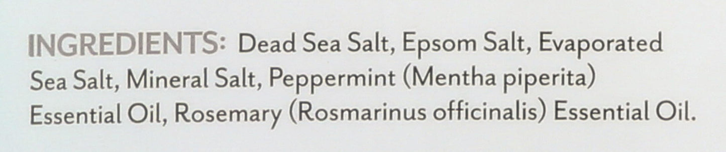 Soothing Touch Peppermint Rosemary Invigorating Bath Salts Pouch, 32 Oz Beauty and Personal Care Soothing Touch