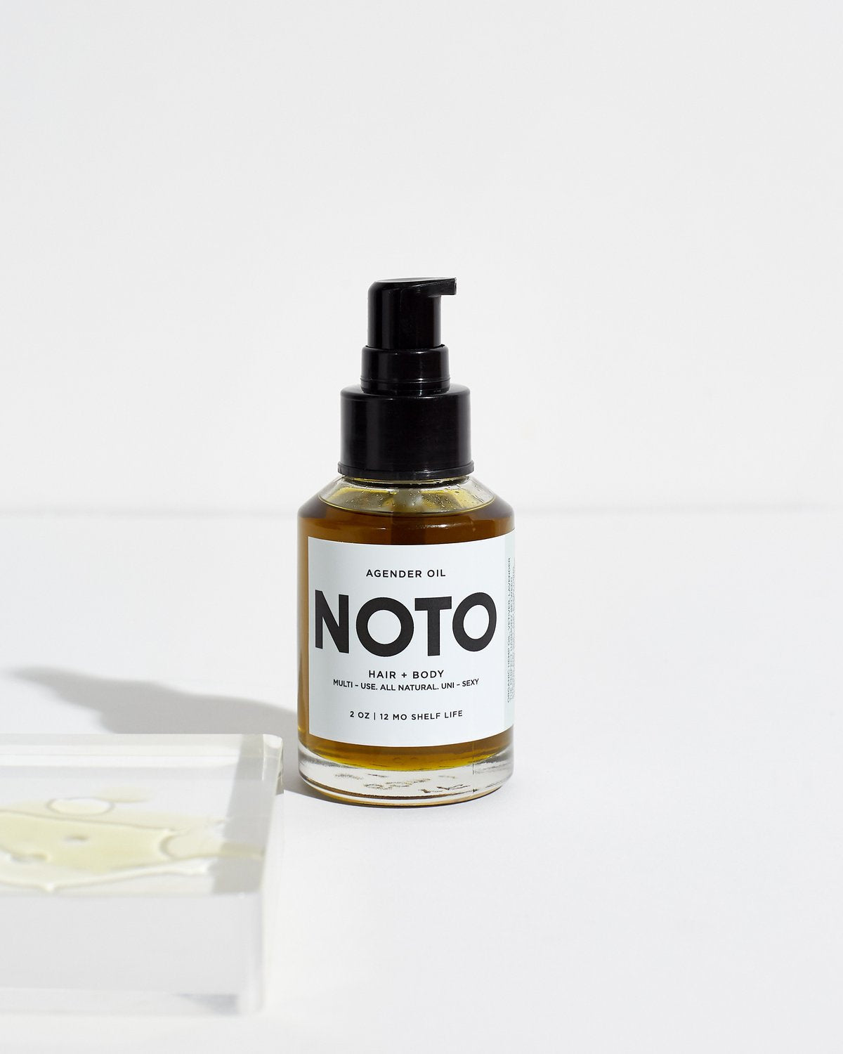 NOTO Botanics - Natural & Vegan Agender Oil Anywhere (Face + Body) | Clean, Natural, Non-Toxic Beauty (2 oz | 60 ml) Beauty & Personal Care NOTO