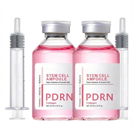 2PCS 30ml Salmon-DNA PDRN Collagen Stem Cell Microneedling Serum Ampoule Mask Face Beauty & Personal Care Luvee