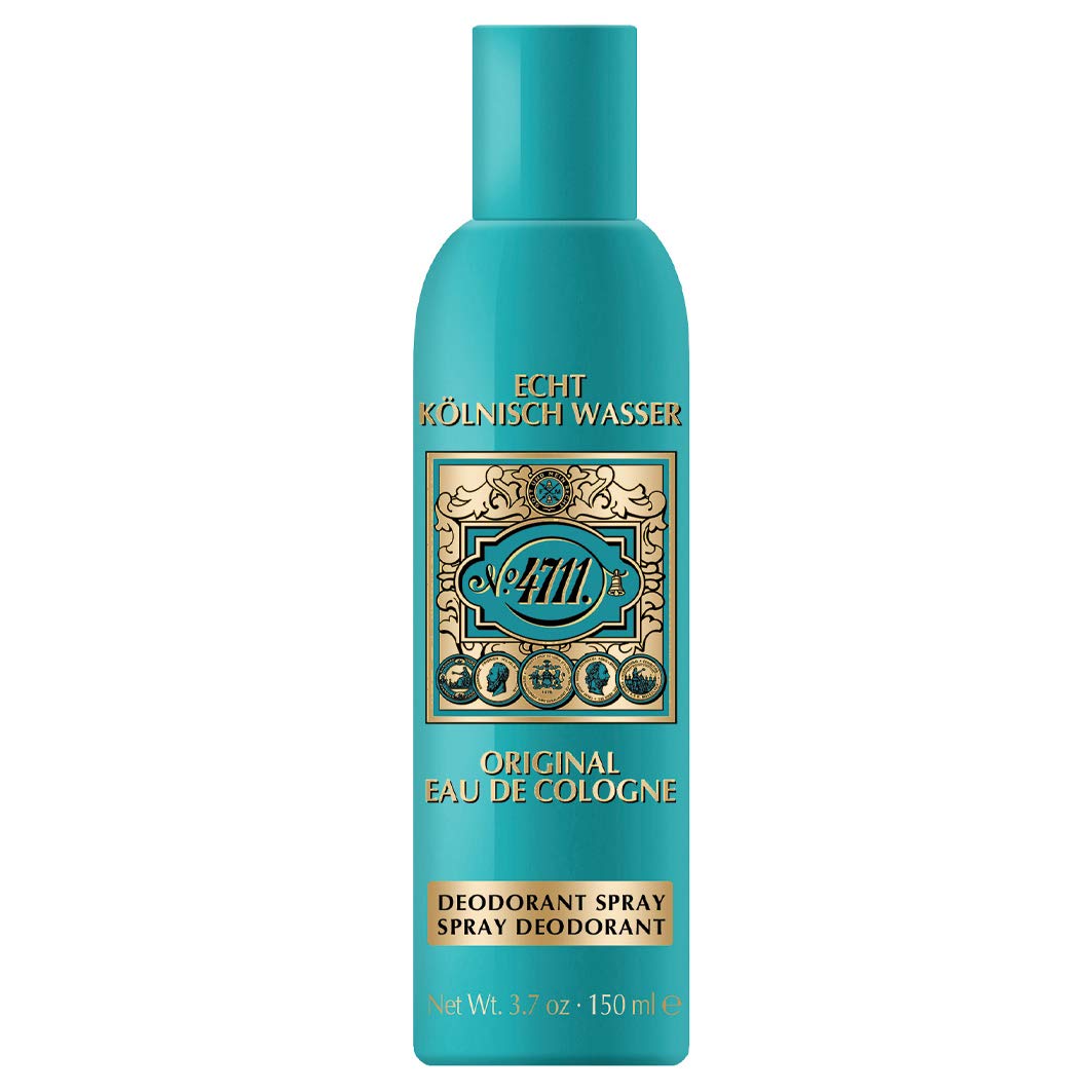 4711/4711 Deodorant Spray Glass 3.4 oz (150 ml) (u) Beauty and Personal Care 4711