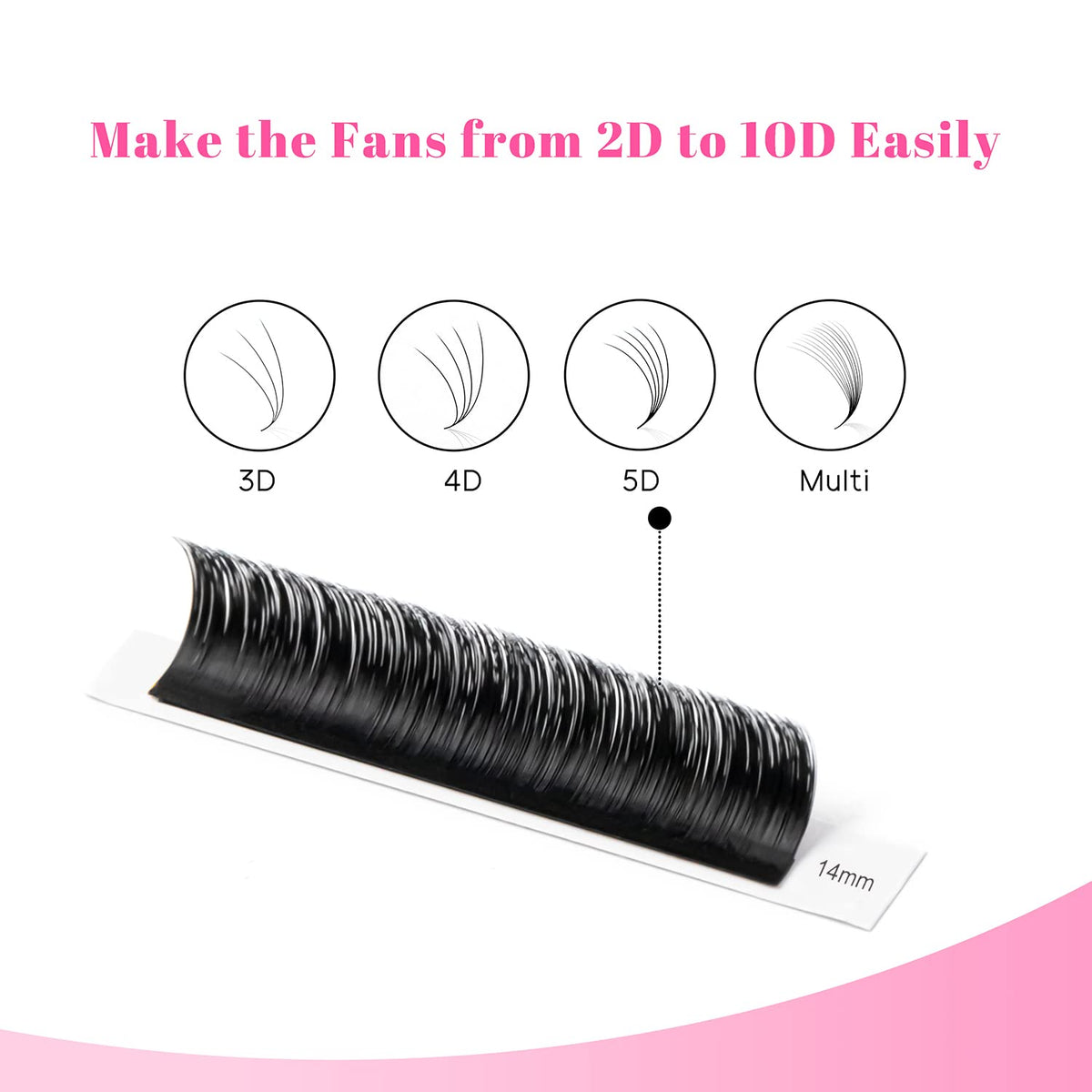 TDANCE Easy Fan Lash Extension Rapid Blooming Volume Eyelash Extensions C CC D DD J B L Curl 0.03-0.12mm Thickness Easy Fan Volume Lashes Self Fanning Beauty & Personal Care TDANCE