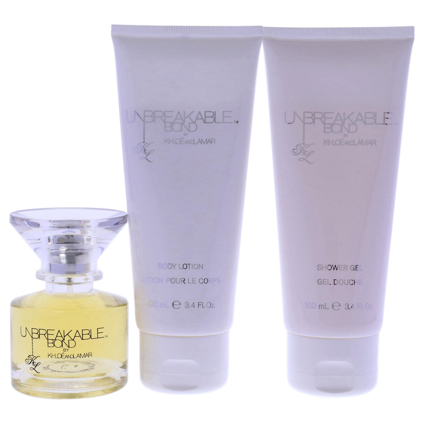 Khloe & Lamar Unbreakable Bond Women 1oz EDT Spray, 3.4oz Shower Gel, 3.4oz Body Lotion 3 Pc Gift Set, (I0107432) Beauty & Personal Care Khloe & Lamar