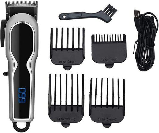 QDKVTNDJZ Hair Clippers for Men, Mens Professional Cordless Beard Trimmer Haircut Grooming Kit Rechargeable Beauty and Personal Care QDKVTNDJZ