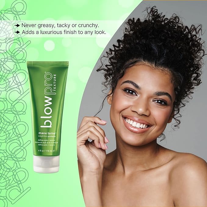blowpro Weightless Soft Pomade, 4oz - Define, Manage, Maintain Style for Both Long and Short Hair - Infused with Protein, Silk & Soy - All Hair Types Beauty & Personal Care blowpro