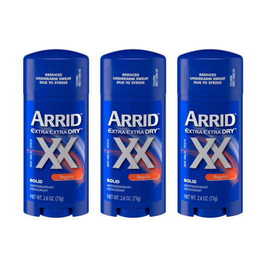 ARRID XX Anti-Perspirant Deodorant Solid Regular 2.6 oz (Pack of 3) Beauty and Personal Care Arrid