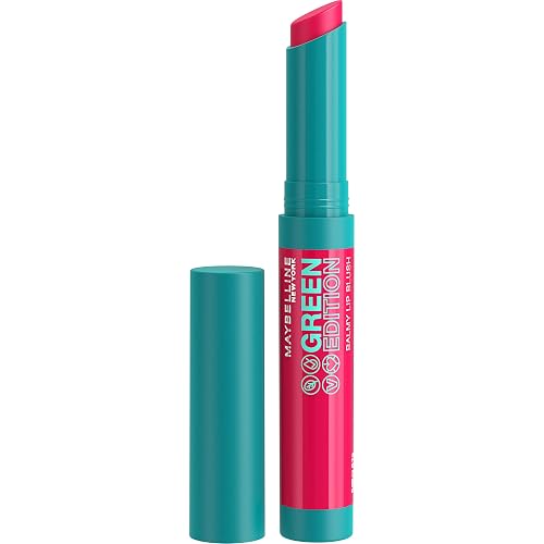 Maybelline Green Edition Balmy Lip Blush, Formulated With Mango Oil, Spring, Fuschia Pink, 1 Count Beauty & Personal Care MAYBELLINE