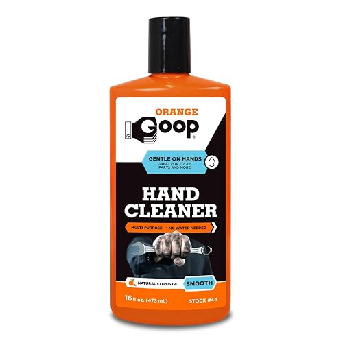 GOOP Orange Liquid Multi-Purpose Waterless Hand Cleaner - 16 oz Flip-Top Bottle Beauty & Personal Care GOOP