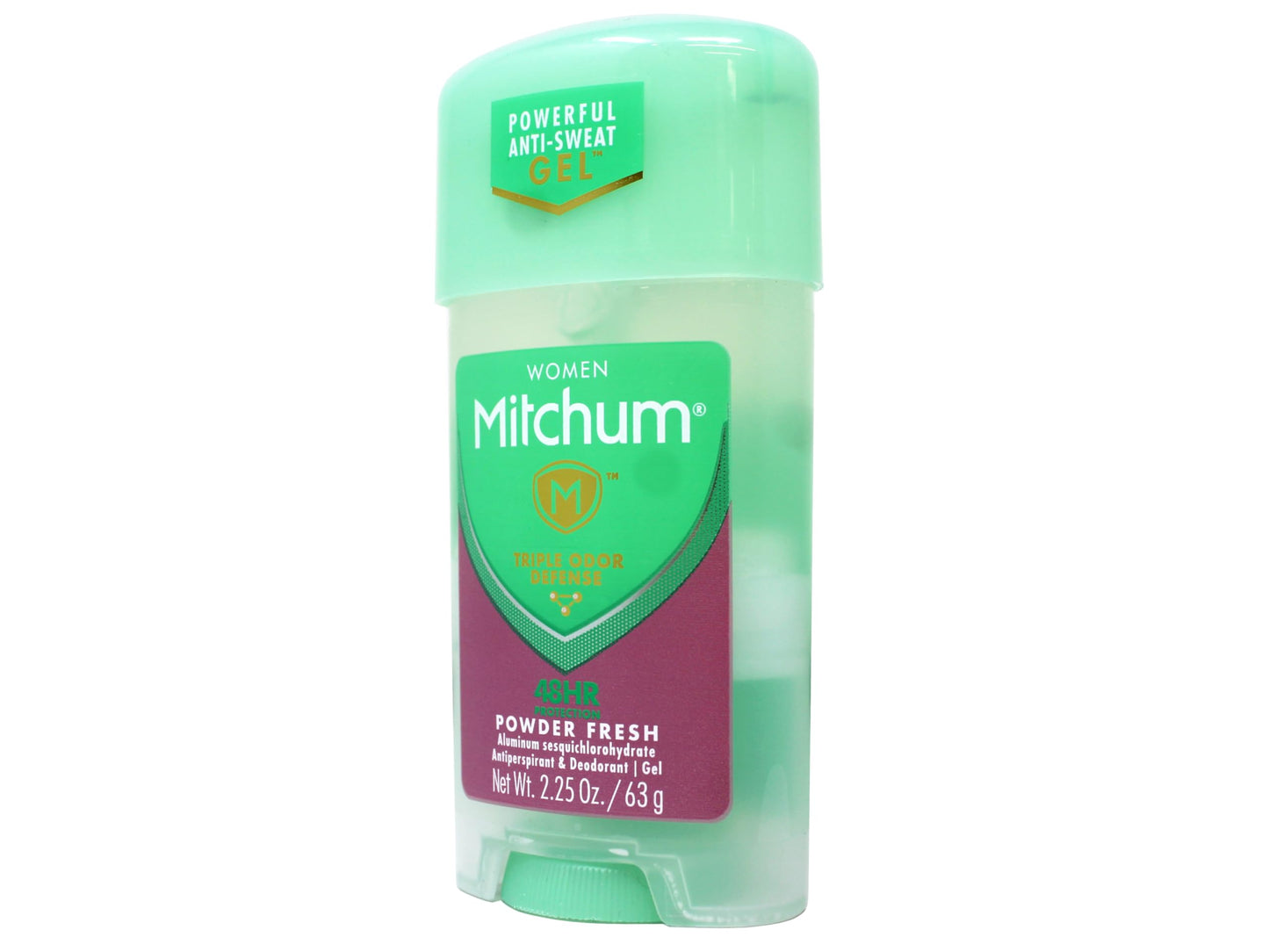Mitchum Gel Anti-Perspirant Deodorant, Triple Odor Defense for Women, Powder Fresh, 2.25 Oz - 9 Pack Beauty and Personal Care Mitchum