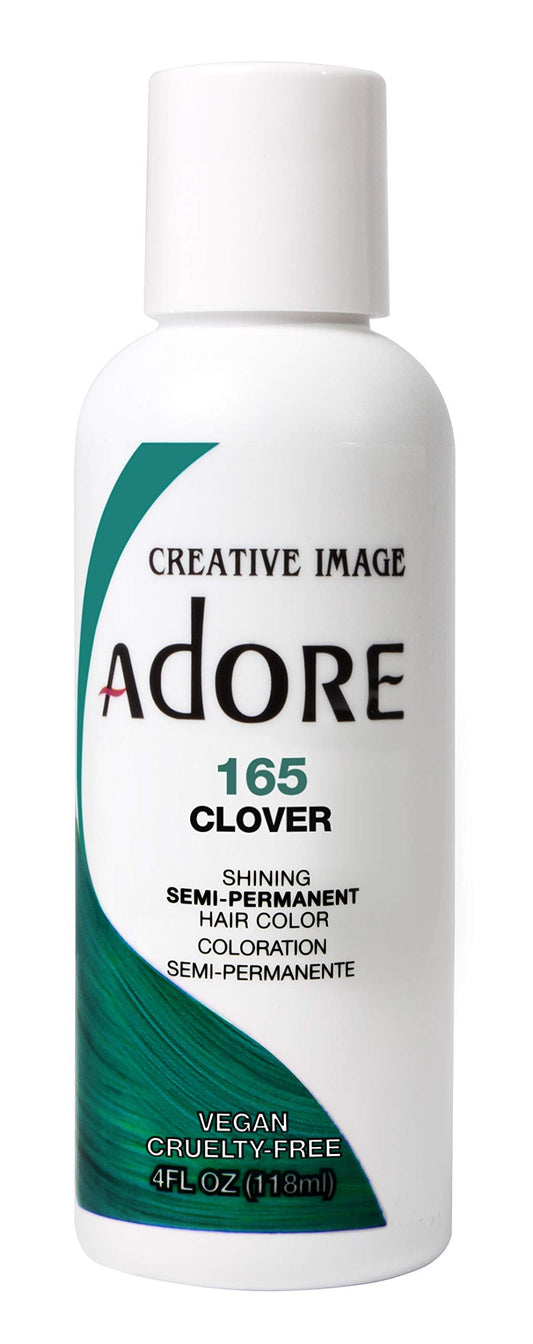 Adore Semi Permanent Hair Color - Vegan and Cruelty-Free Hair Dye - 4 Fl Oz - 165 Clover (Pack of 3) Beauty & Personal Care Adore