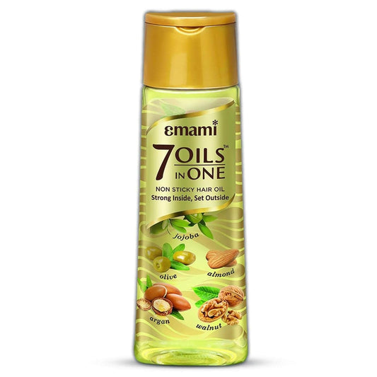 Emami 7-in-1 Hair Oil | with Natural Ayurvedic Herbs | Repairs Hair Damage | Nourishes Scalp | Fights Dandruff | Provides Strong & Healthy Hairs Beauty & Personal Care Emami