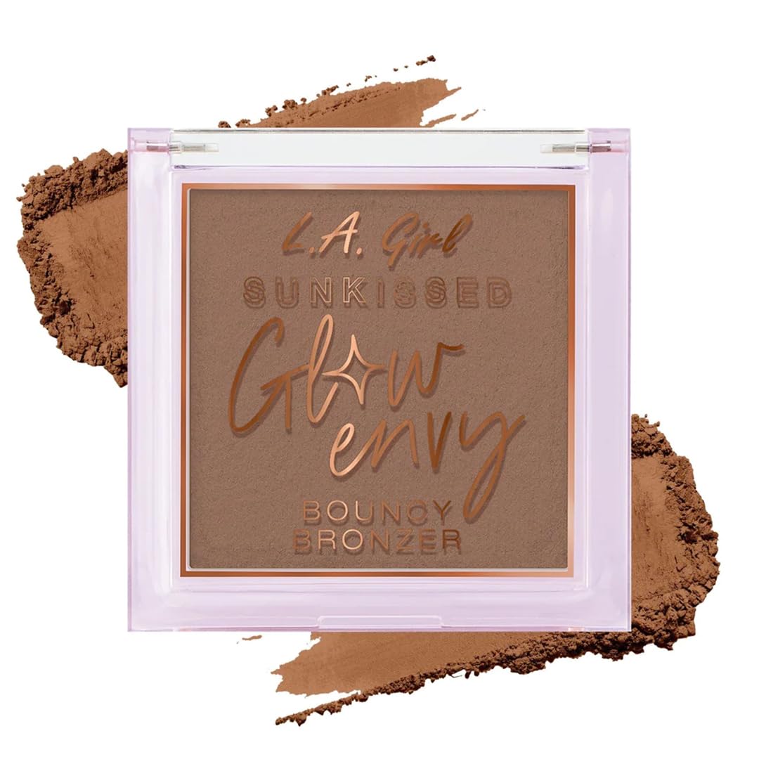 L.A. GIRL Glow Envy Bouncy Bronzer for Women, Sunkissed Glow Bronzer for Makeup with Goodness of Jojoba Oil, Squalene, & Vitamin E, Long-Wearing Beauty & Personal Care L.A. Girl