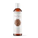 Plant Guru Flaxseed Oil 4 fl. oz. Unrefined Cold Pressed 100% Pure Natural Carrier For Skin, Face, Body Moisturizer, and Hair Growth. Beauty & Personal Care Plant Guru