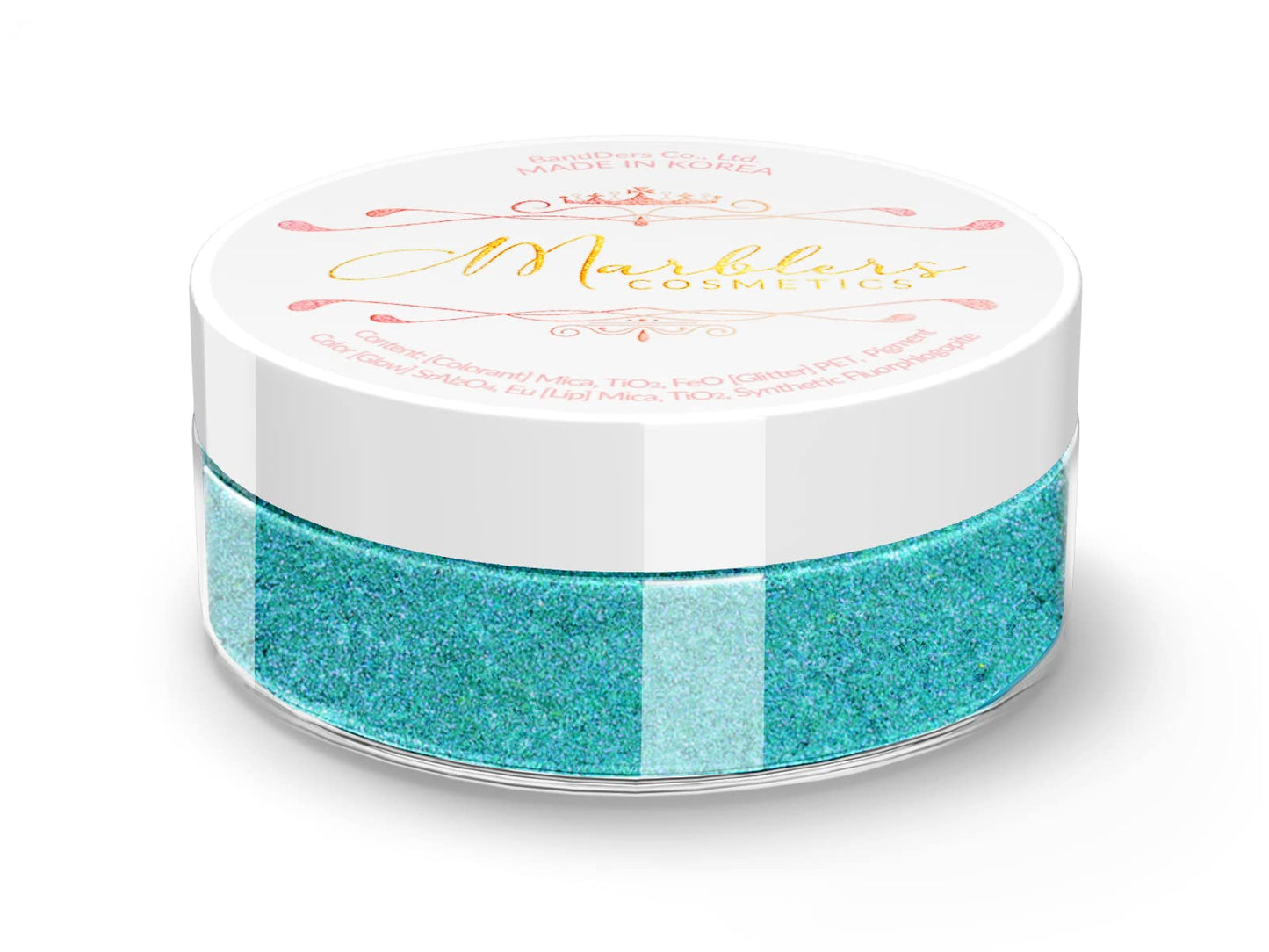 MARBLERS Chunky Natural Mica Powder [Capri Pearl] 0.11oz (3g) | Highly Pigmented | Non-Toxic, Vegan, Cruelty-Free | Eyeshadow, Body Butter, Nail Beauty & Personal Care MARBLERS