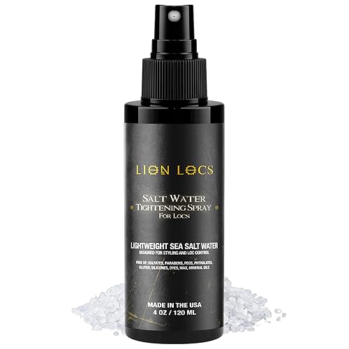 Lion Locs Starter Twist and Lock Spray for New Dreadlocks | Texturizes & Great for Styling - Vegan Sea Salt Mist with Essential Oils & Aloe (4oz) Beauty & Personal Care Beard Gains