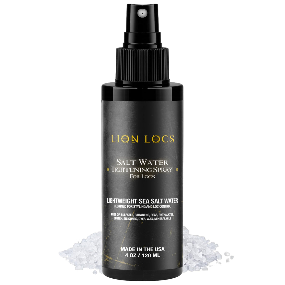 Lion Locs Starter Twist and Lock Spray for New Dreadlocks | Texturizes & Great for Styling - Vegan Sea Salt Mist with Essential Oils & Aloe (4oz) Beauty & Personal Care Beard Gains