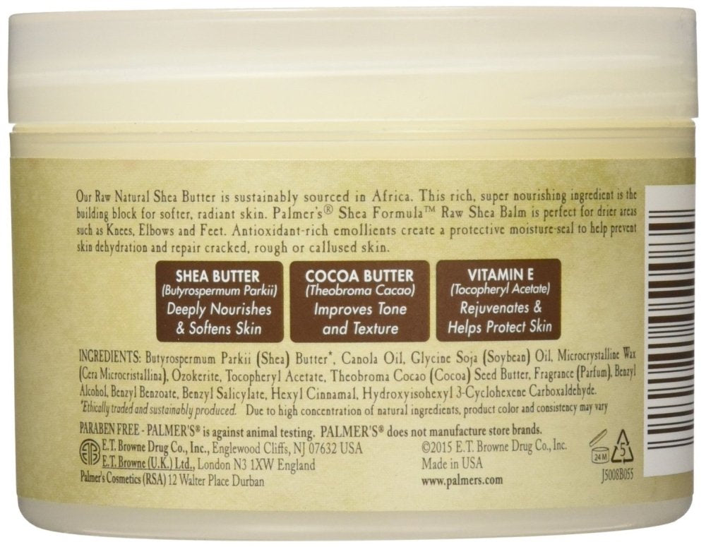 Palmer's Raw Shea Butter Formula Balm 7.25 oz (Pack of 9) Beauty & Personal Care Palmer's