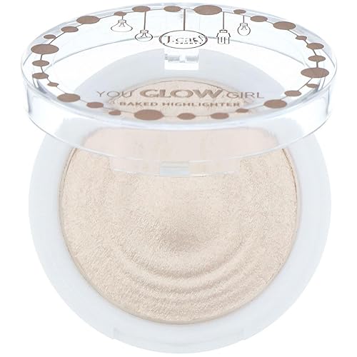 J.CAT BEAUTY You Glow Girl Baked Highlighter - Crystal Sand Beauty & Personal Care J.CAT BEAUTY