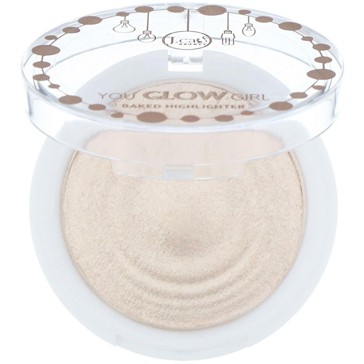 J.CAT BEAUTY You Glow Girl Baked Highlighter - Crystal Sand Beauty & Personal Care J.CAT BEAUTY