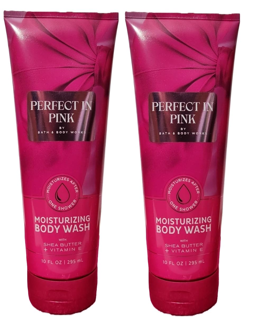Bath and Body Works Moisturizing Body Wash 10 oz each - Pack of 2 (Perfect In Pink) Beauty & Personal Care Bath & Body Works