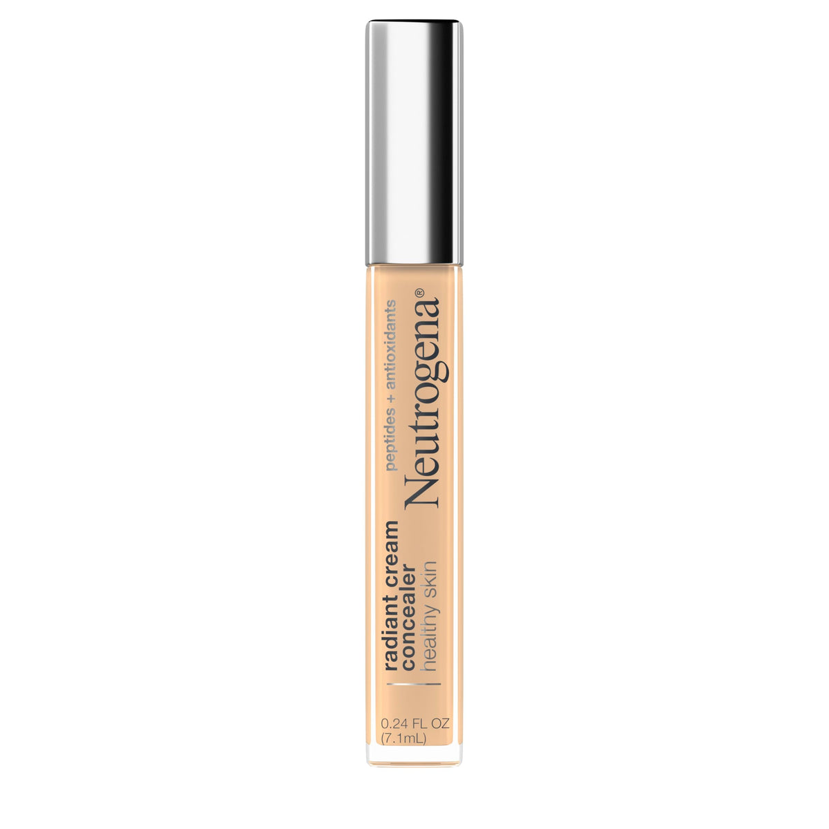 Neutrogena Healthy Skin Radiant Lightweight Brightening Cream Concealer with Peptides & Vitamin E Antioxidant, Non-Comedogenic, Bisque Light/Medium 02 Beauty & Personal Care Neutrogena
