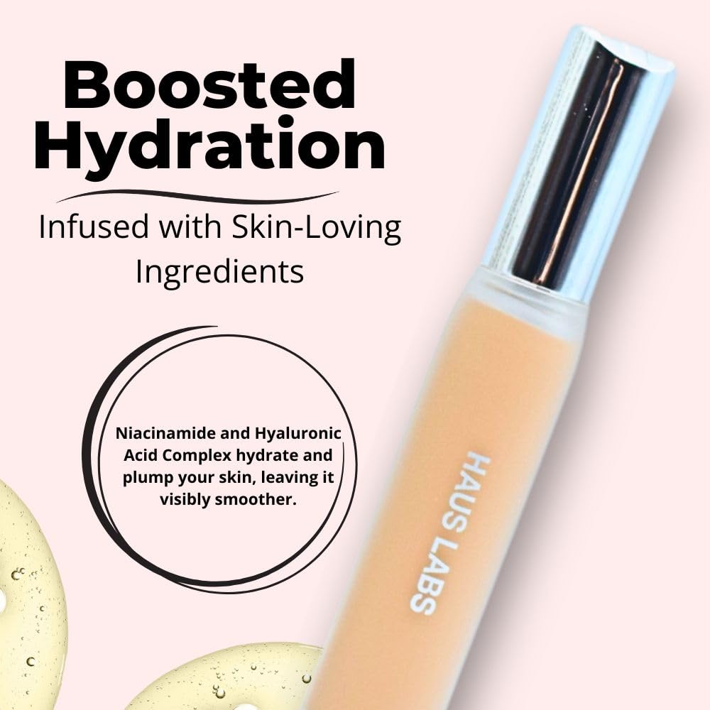 HAUS LABS BY LADY GAGA Triclone Skin Tech Hydrating + De-puffing Concealer with Fermented Arnica 13 Light Neutral