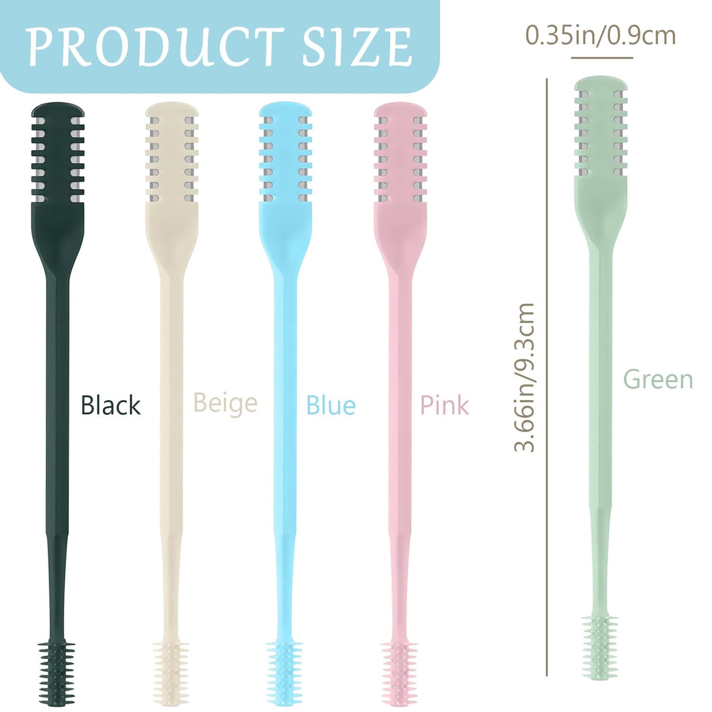 JIAOYANG 5Pcs 2-in-1 Nose Hair Trimmer for Men Women: 2026 New Portable Double Sided 360° Rotating Nasal Hair Cutter for Women Home Travel Beauty and Personal Care JIAOYANG