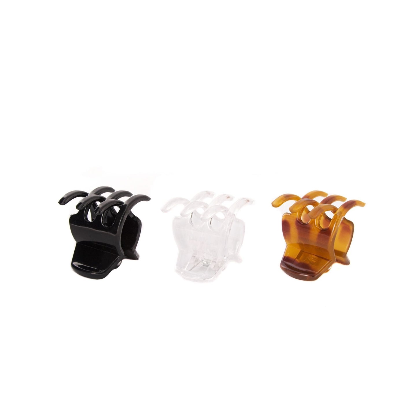 Goody Classic Claw Hair Clips - 6-Count, Clear, Brown and Black - 1/2 Claw Will Gently Keep Hair Secured In Place with a Long Lasting Hold, color may Beauty & Personal Care GOODY