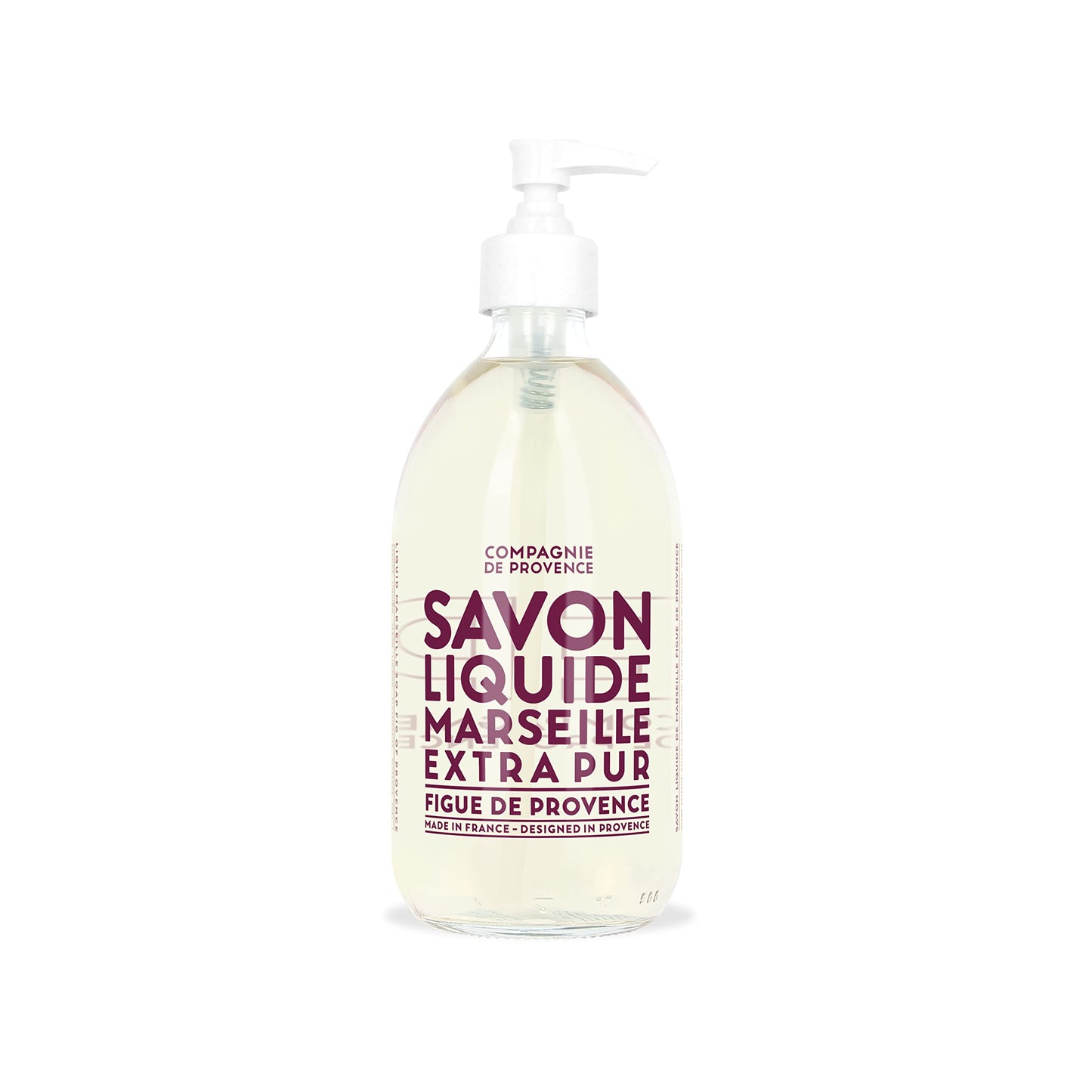 Compagnie de Provence Savon de Marseille Extra Pure Liquid Soap - Fig of Provence - 16.7 Fl Oz Glass Pump Bottle Beauty & Personal Care La Compagnie de Provence