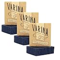 Varina Organic Peppermint Tea Tree Activated Charcoal Bar Soap - Gentle Cleansing for Sensitive Skin, Herbal and Mint - 3 Pack - Experience Healthy Beauty & Personal Care Varina