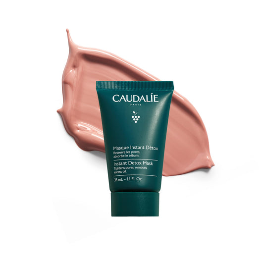 Caudalie Instant Detox Mask, Pore Minimizing Pink Clay Face Mask - 35 mL Beauty and Personal Care Caudalie Default Title