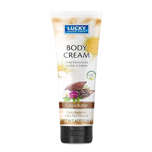 Lucky Super Soft Body Cream, Cocoa Butter, 6 Ounce Beauty & Personal Care Lucky Super Soft