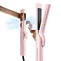 TYMO Airflow Curling Iron for Lasting Curls - Flat Iron Hair Straightener and Curler 2 in 1, Anti-Scald Ionic Curling Wand 1.25 Inch, 360° Cool Air, 5 Beauty & Personal Care TYMO