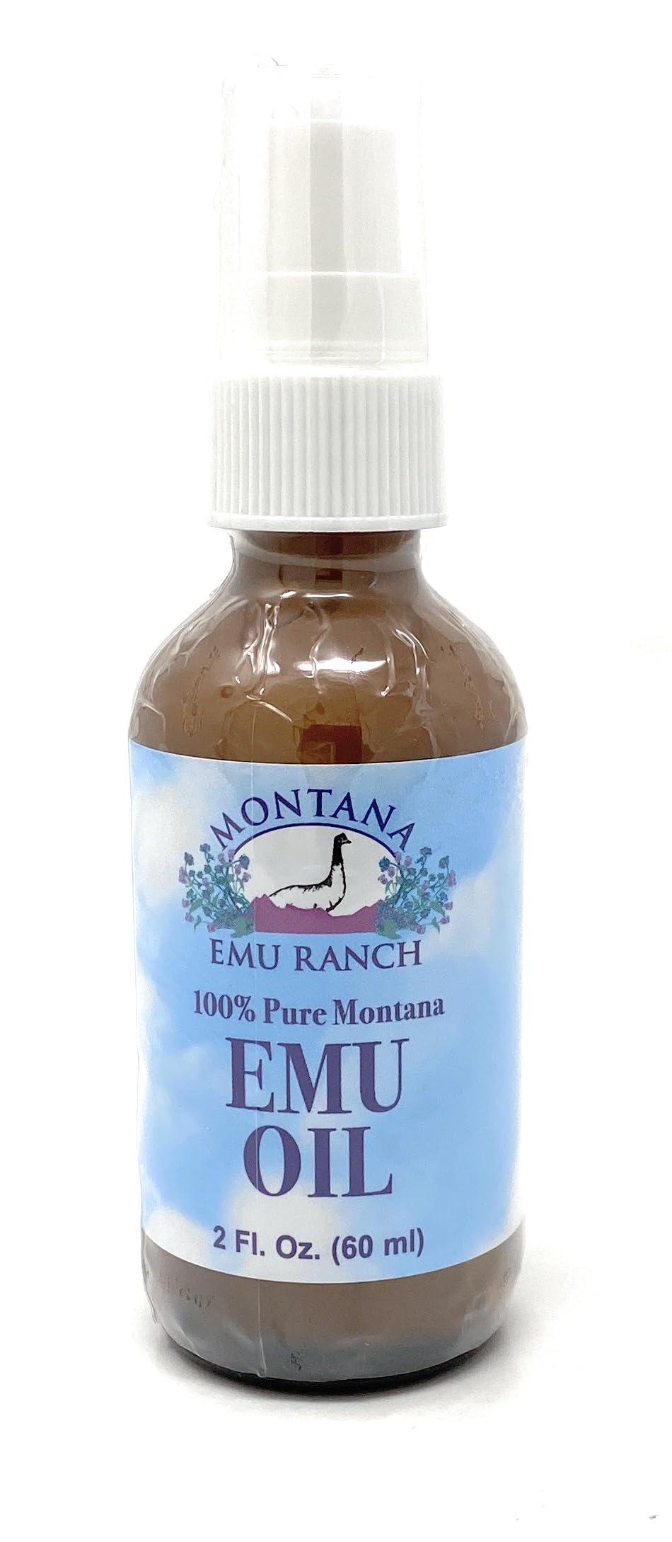 100% Pure Montana Emu Oil Montana Emu Ranch Co. 2 oz Liquid Beauty & Personal Care Montana Emu Ranch