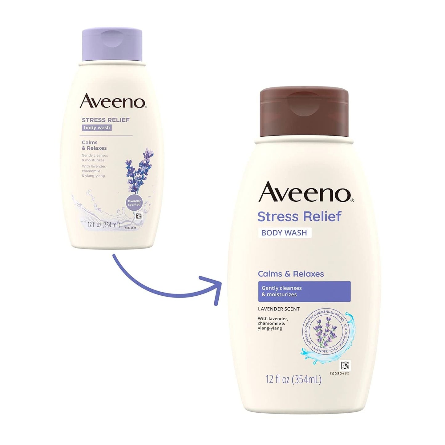 Johnson & Johnson 003955 Aveeno Stress Relief Body Wash, 12 fl. oz. (Pack of 12) Beauty & Personal Care Johnson & Johnson