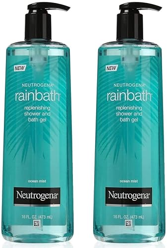 Neutrogena Rainbath 16 Ounce Ocean Mist Shower & Bath Gel (473ml) (2 Pack) Beauty & Personal Care Neutrogena